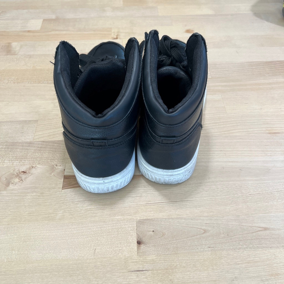 Black High Top Sneakers Size EU 39 / US Women’s 8 / Men’s 6.5 - Picture 3 of 7